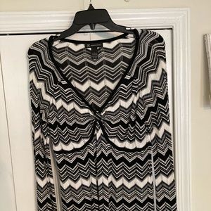 V Neck Long Sleeve Top from INC  - Macy’s